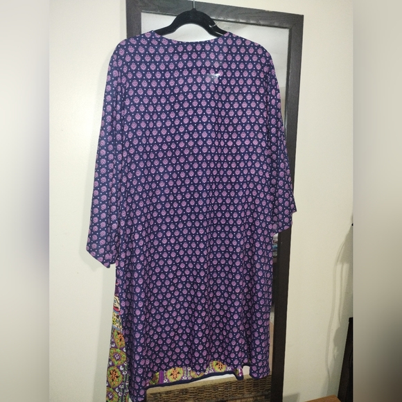 ANANDAS COLLECTION BOHO TUNIC MULTICOLOR DRESS SIZE XL - Picture 8 of 8